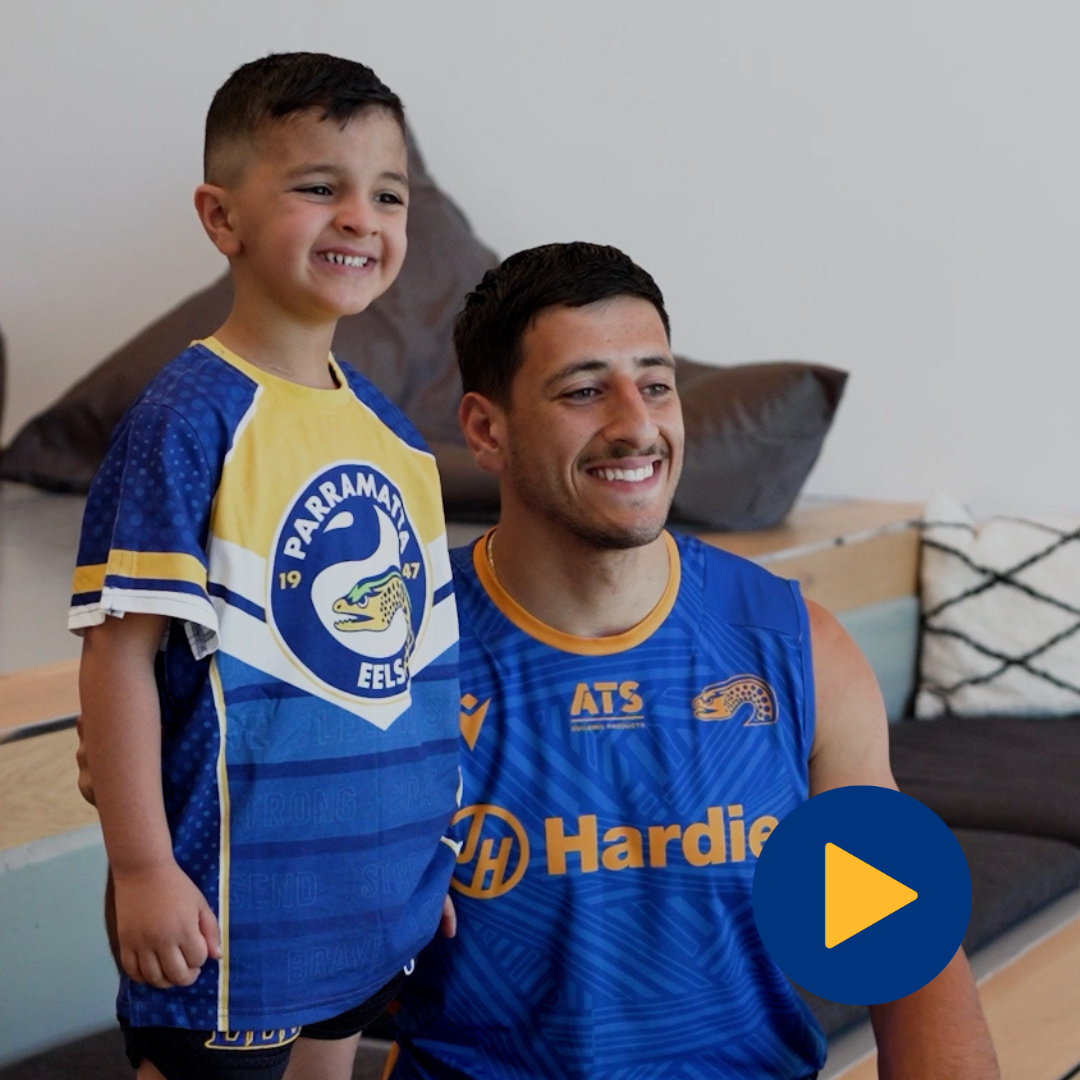 Parramatta Eels with Parramatta Leagues launch the Eels Supertee